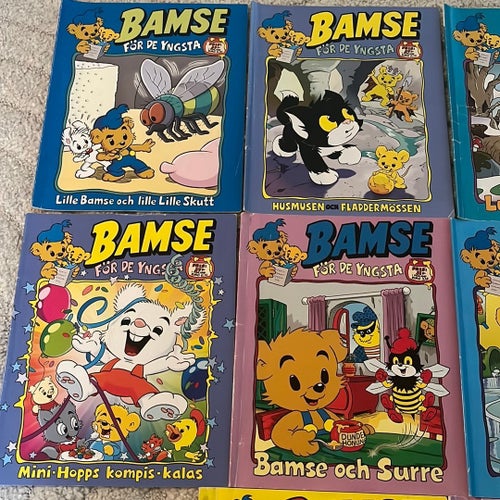 10 st Bamse för de yngsta