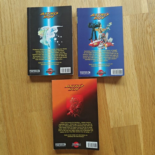Astro Boy av Osamu Tezuka och Akira Himekawa, vol. 1-3