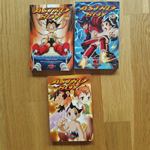 Astro Boy av Osamu Tezuka och Akira Himekawa, vol. 1-3