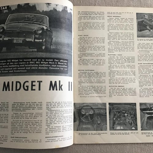 TEKNIK FÖR ALLA NR 14 1964 GÖTAKANAL,MG MIDGET MK II,SOVJET SATELLIT,HELIKOPTER