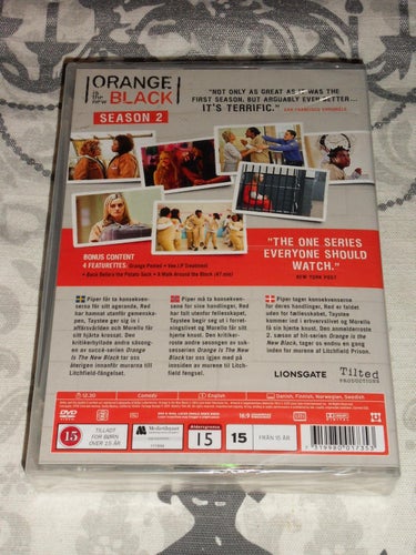 Orange is the new black - Säsong 2 NY INPLASTAD DVD-BOX *OOP Utgången utgåva*