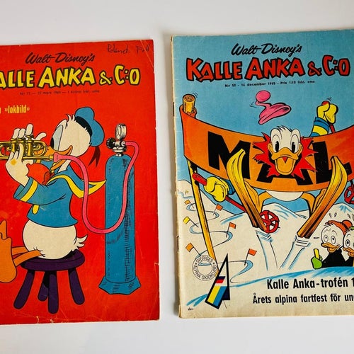 Walt Disney´s Kalle Anka & C:o . 10 nummer från 1965.