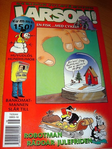 LARSON (svensk) NY OLÄST Nr 16 1998 !! Extra tjockt