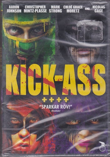 DVD / Kick-Ass / Nicolas Cage, Mark Strong, Aaron Johnson / Ny & Inplastad