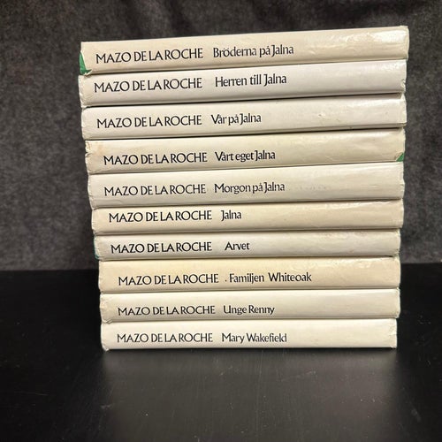 10 böcker av Mazo de la Roche - Jalna-serien - Bokpaket