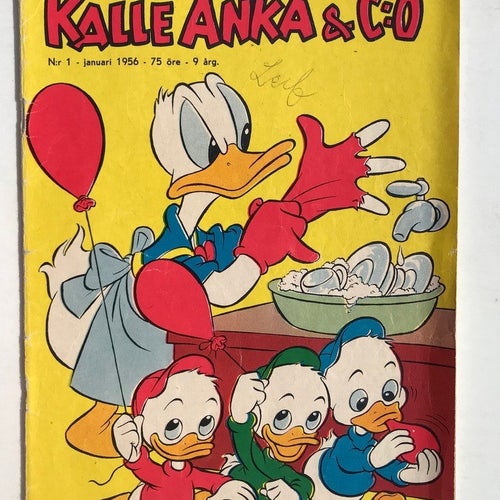 Kalle Anka - 1956:1. VG
