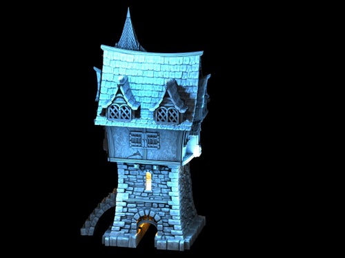 Hanging Vat Manor från 3DP4U | modell figurspel dnd d&d oldhammer grimdark