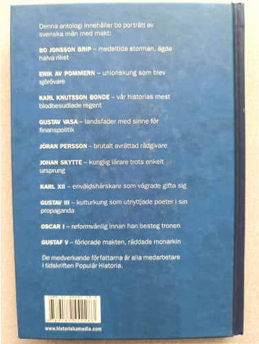 Svenska kungar och mäktiga män - tio historiska porträtt, Historiska Media, 2001