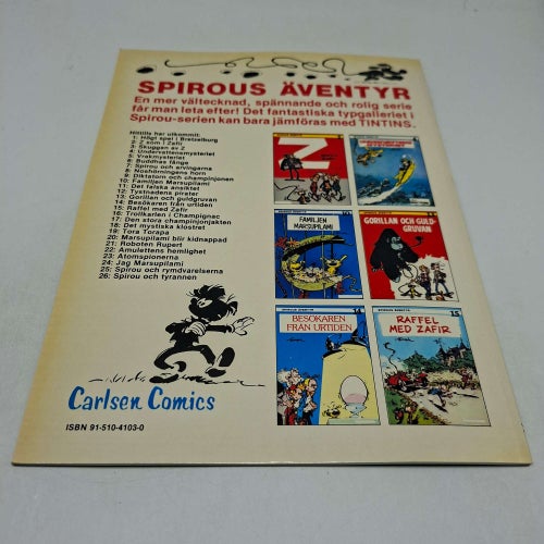 Spirous Äventyr 26 - Spirou och tyrannen - Första upplagan