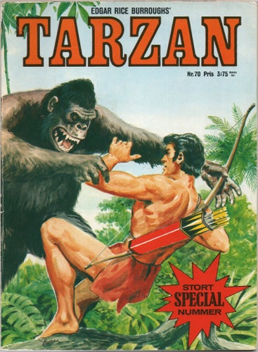 Tarzan Nr. 70 1970 av Edgar Rice Burroughs