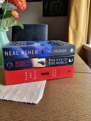 Robert Jordan, Neal Asher, Emily Danforth