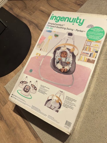 Ingenuity SimpleComfort Compact Soothing Swing - Parker
