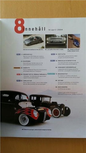 Teknikens Värld 8 2004: Peugeot 307 CC, Renault Megane CC, Cadillac XLR