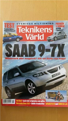 Teknikens Värld 8 2004: Peugeot 307 CC, Renault Megane CC, Cadillac XLR