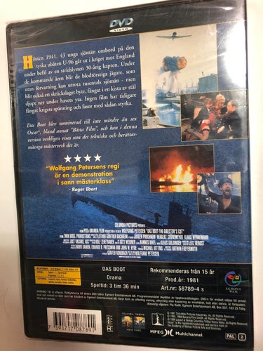 DVD Das Boot The Directors Cut Wolfgang Petersen INPLASTAD