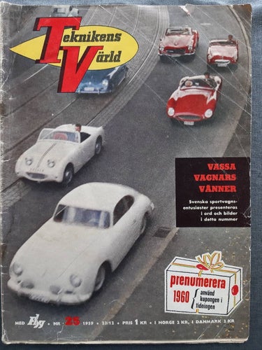 Teknikens Värld nr 25 1959: BMC 850 (Mini) test