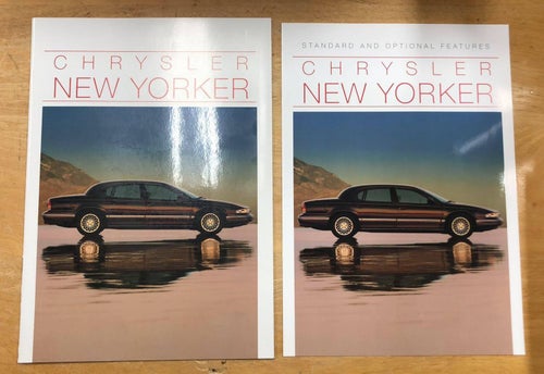 Försäljningsbroschyr Chrysler New Yorker 1995