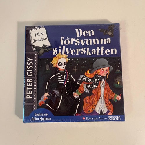 Inplastad Ljudbok på CD - Peter Gissy - Den Försvunna Silverskatten.