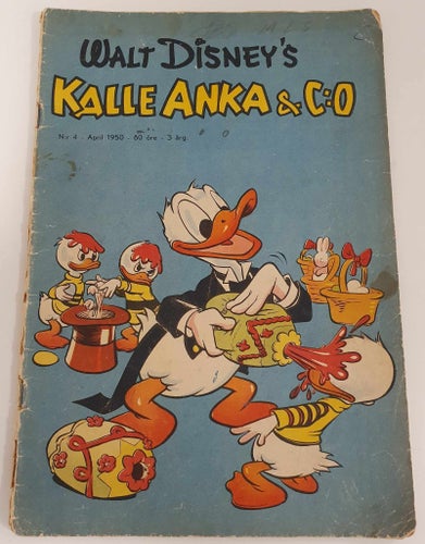 Kalle Anka & Co nr 4 1950 / Carl Barks / FR/GD