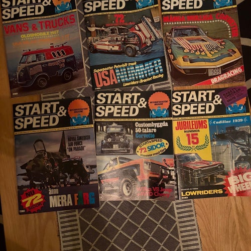 Start & Speed, 1977-1980 inklusive posters