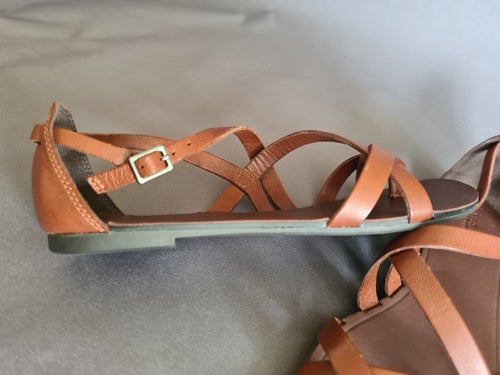 Vagabond sandaler i brunt läder, storlek 37