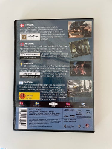 Immortel (DVD) Enki Bilal. Svensk text.