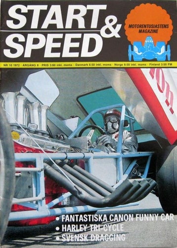 Start & Speed 1972-10 Mustang Funny Car..H-D Harley Trike