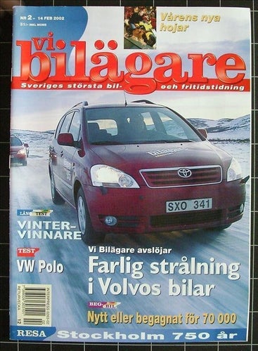 VI BILÄGARE 2002/2. Volvo S60 AWD, VW POLO, Volvo 75 år