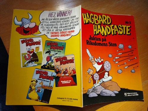 Hagbard Handfaste nr 5 Jakten på Rikedomens. Very Fine plus