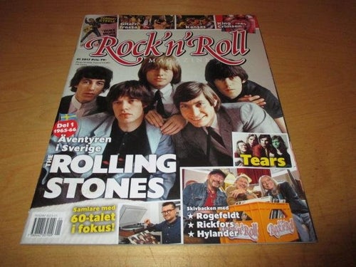 ROCK´N´ROLL MAGAZINE NR 1 2017. ROLLING STONES , TEARS, KING CRIMSON ,M.M