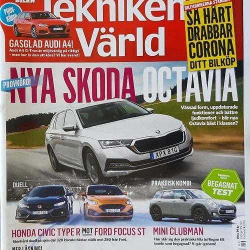Teknikens Värld 9 2020: H-D Livewire, Mini Cooper Clubman, Audi A4 g-tron