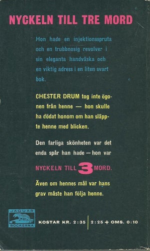 Nyckeln till tre mord - Stephen Marlowe - Jaguar Nr. 189