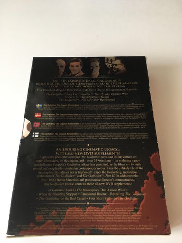The godfather, the Coppola restoration, beg. 5st DVD-box
