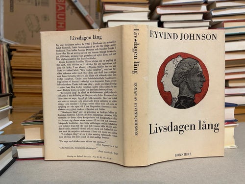 Livsdagen lång av Eyvind Johnson. Bok. Very Fine plus