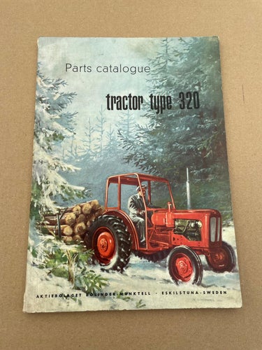 Reservdelskatalog VOLVO BM Traktor Typ 320