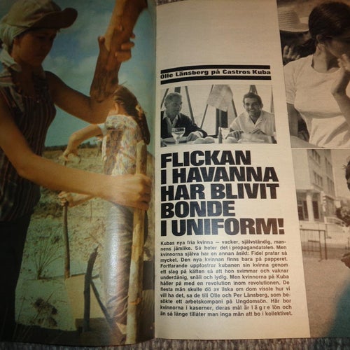Se nr3 1969 Castros Kuba Cubas kvinnor, Sune Mangs, Sophia Loren