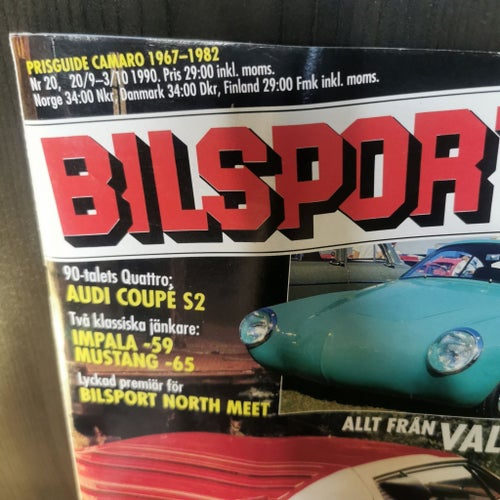 Bilsport 20, 1990