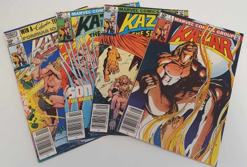 Ka-Zar 1981 x 4 / Cirka VF