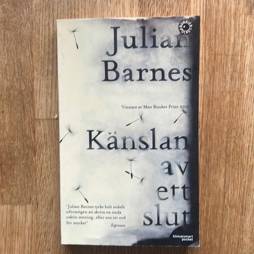Känslan av ett slut av Julian Barnes, 2012