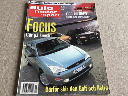 Auto motor & sport Nr 11 1998 Alfa 166,BMW 320,JEEP,SAAB,Suzuki Jimmy,VW BORA
