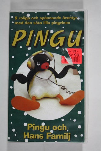 Pingu och hans familj (1992) VHS