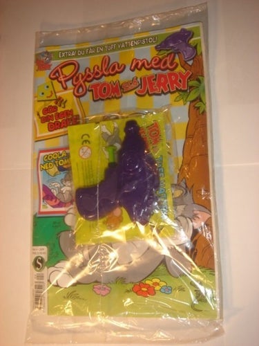 TOM & JERRY Pyssla I ORIGINAL PLAST 2009 4 VATTEN PISTOL