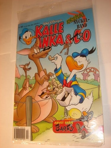 KALLE ANKA & Co I ORIGINAL PLAST leksak 2001 42 NYCKELBAND