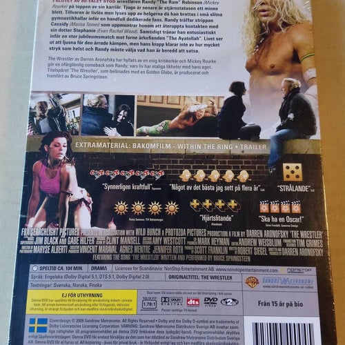 The wrestler, Slipcase, INPLASTAD, Dvd