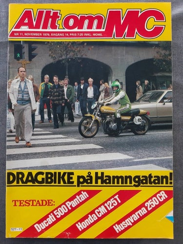 Allt om MC nr 11 1979: Honda CM 125 T, Husqvarna 250 CR, Ducati 500 Pantah