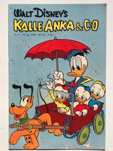 Kalle Anka - 1956:9. FN-VF
