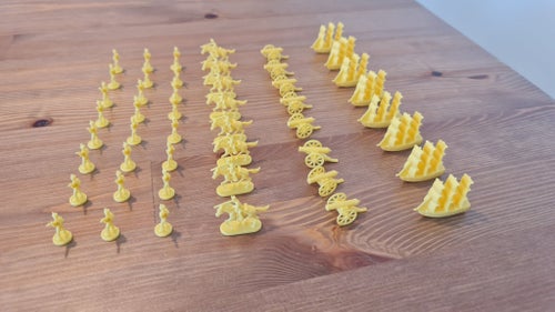 Morrison Games Risk-pjäser, Gul