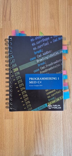 Programmering 1 Med C# av Krister Trangius, 2018