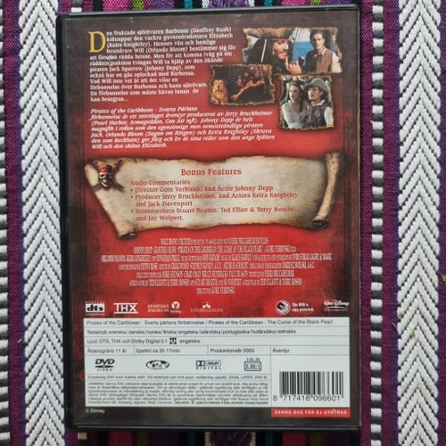 Pirates of the Caribbean: Svarta Pärlans förbannelse - DVD