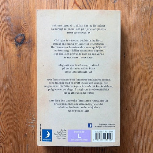 Agota Kristof - Den stora skrivboken / Beviset / Den tredje lögnen